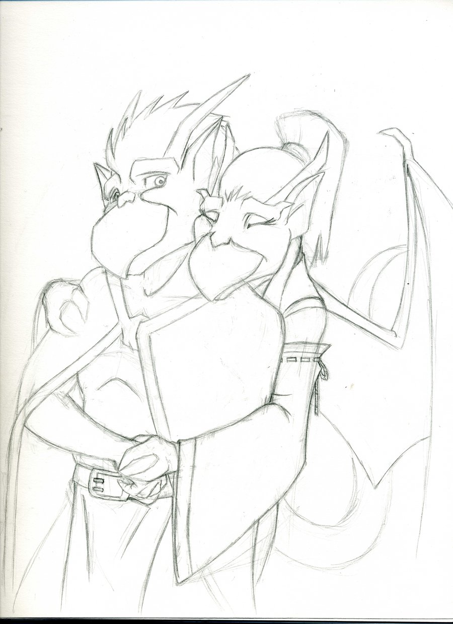 900x1239 Brooklyn And Katana Reduex By Angel Wind