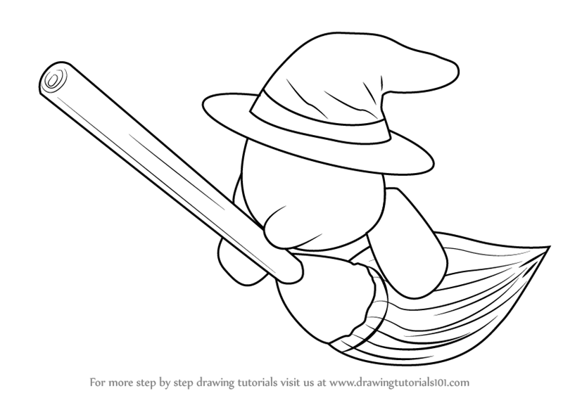 800x566 Learn How To Draw Broom Hatter From Kirby (Kirby) Step By Step