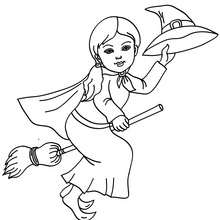 220x220 Witch Coloring Pages