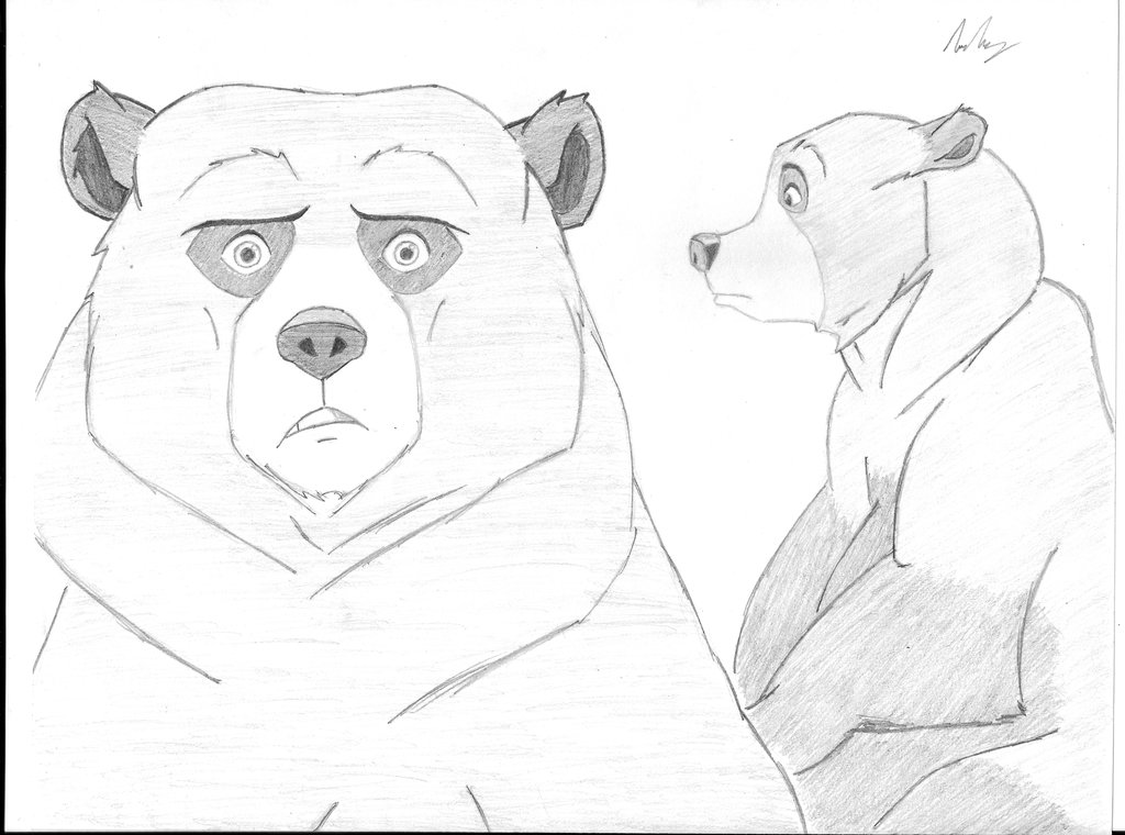 1024x760 Brother Beartierra De Osos Sketch Practice N01 By Mega Charizar