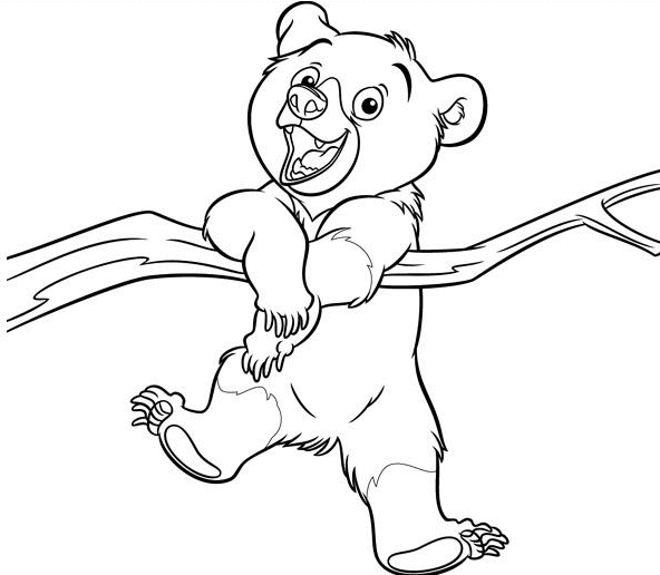 592x516 Coloring Page Disney Coloring Page Brother Bear