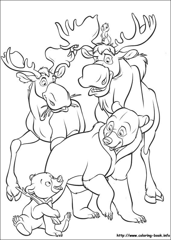 567x794 Enchanting Brother Bear Coloring Pages 39 About Remodel Line
