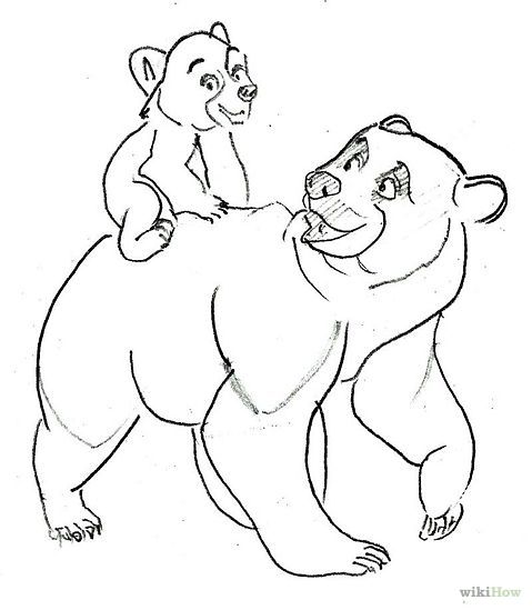 Brother Bear Drawing at GetDrawings | Free download