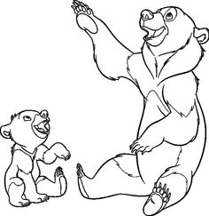 236x243 Brother Bear 2 Coloring Pages On Coloring Cartoons,ect