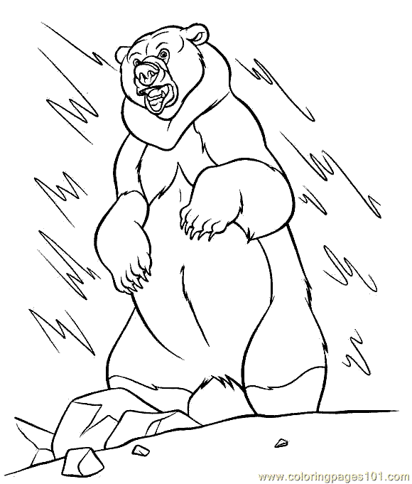 580x681 Brother Bear Coloring Page 12 Coloring Page