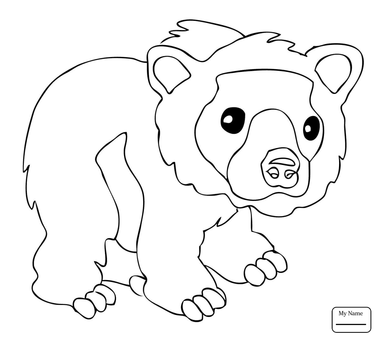 1530x1371 Brown Bears Mammals Cartoon Brown Bear Coloring Pages For Kids