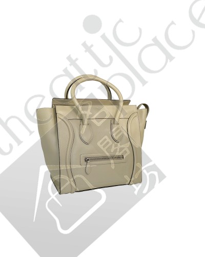400x500 Celine 165213 Sand Mini Luggage Document Tote