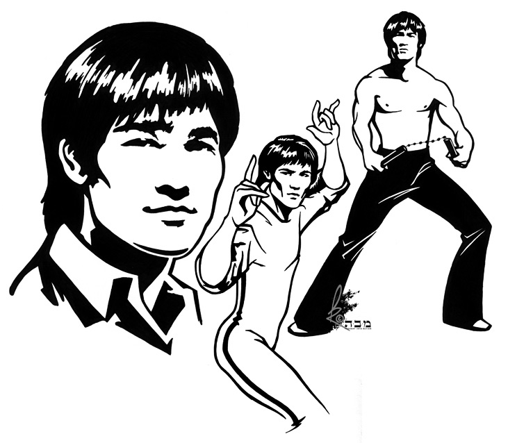 731x638 Bruce Lee 2 By Davidkawena
