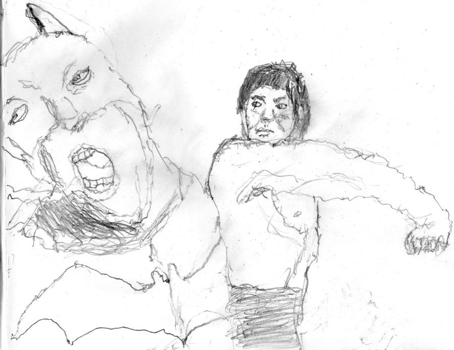 900x694 Batman Vs Bruce Lee By Ironbearroper