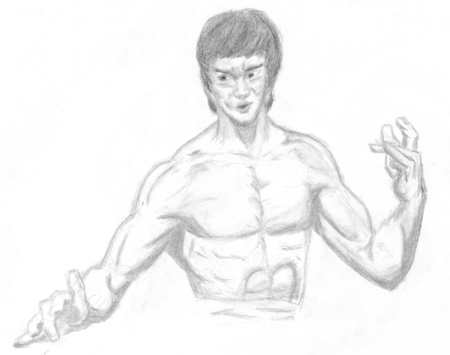 900x710 Bruce Lee By Nate2100