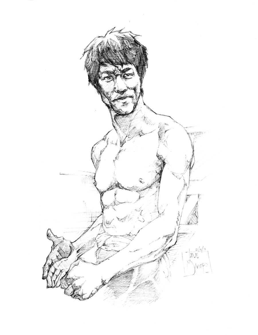 900x1165 The Dragon Bruce Lee By Jamieocampo