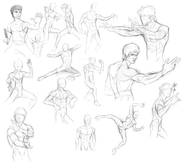 600x525 Bruce Lee By Amandagrazini