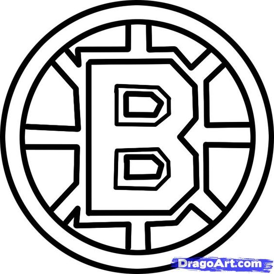 564x564 Boston Bruins B Pumpkin Carving Template Boston Bruins Logo