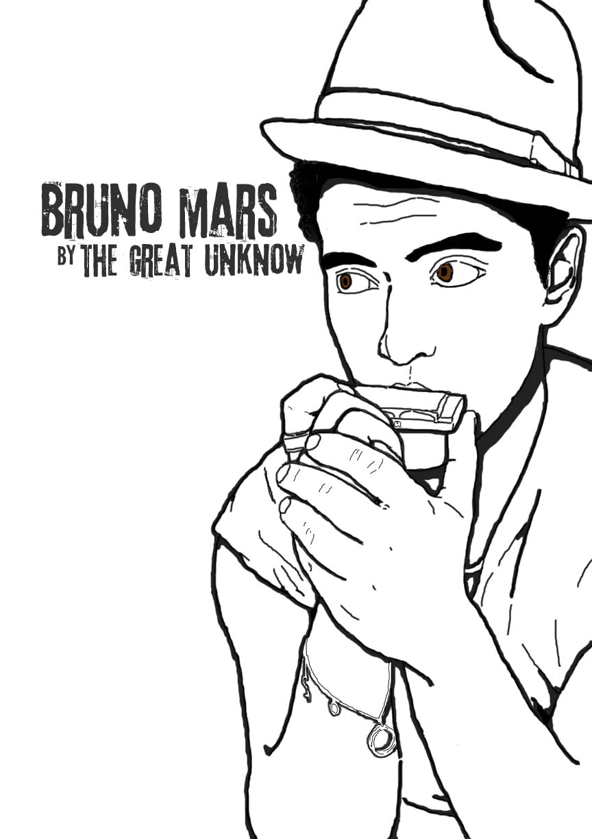 864x1224 Bruno Mars By The Great Unknow