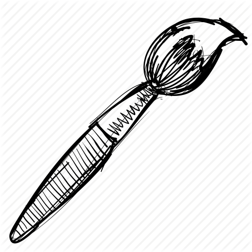 512x512 Art, Artist, Brush, Color, Draw, Paint, Paintbrush Icon Icon