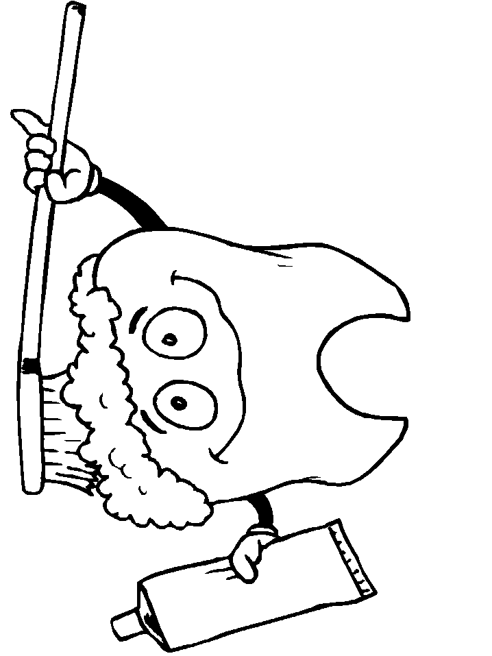 718x957 Brush Teeth Coloring Page 554628