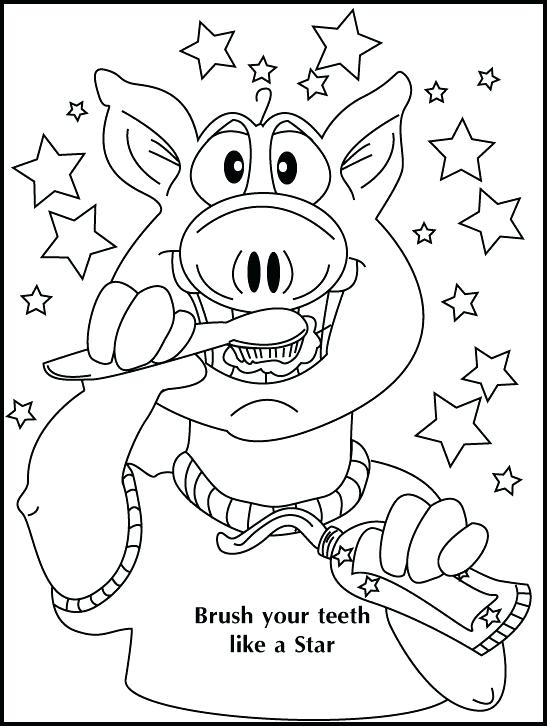 550x726 Teeth Coloring Pages In Addition To Coloring Brushing Your Teeth
