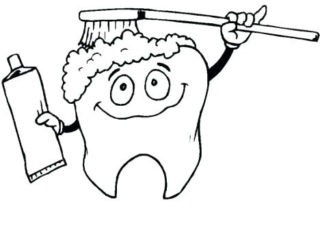 468x350 Tooth Coloring Pages 16040