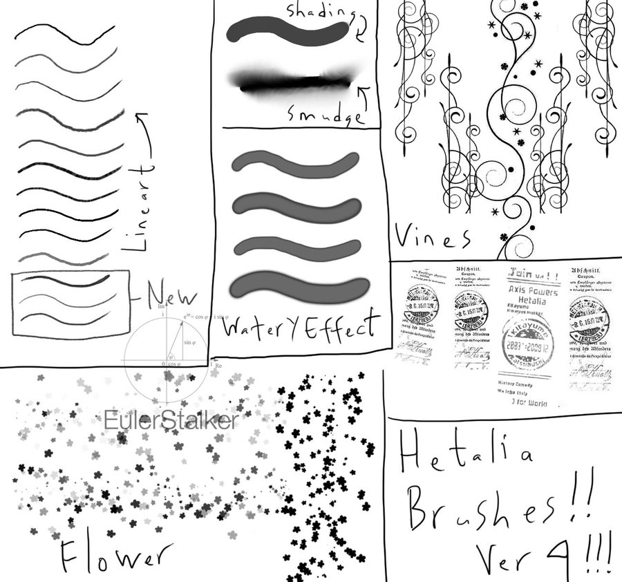 900x842 Hetalia Brushes + By Serketxxi