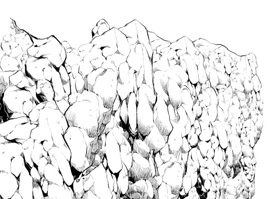 550x398 Rock Wall (Black Amp White) Brushes Set Manga Materials