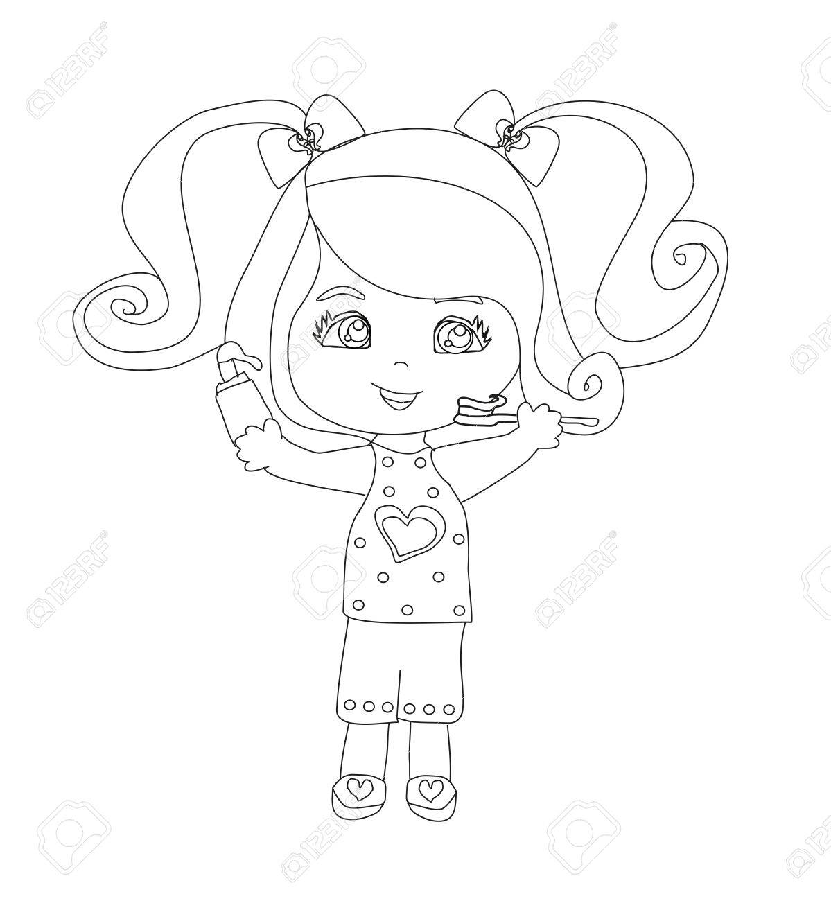 1199x1300 Girl Brushing Teeth