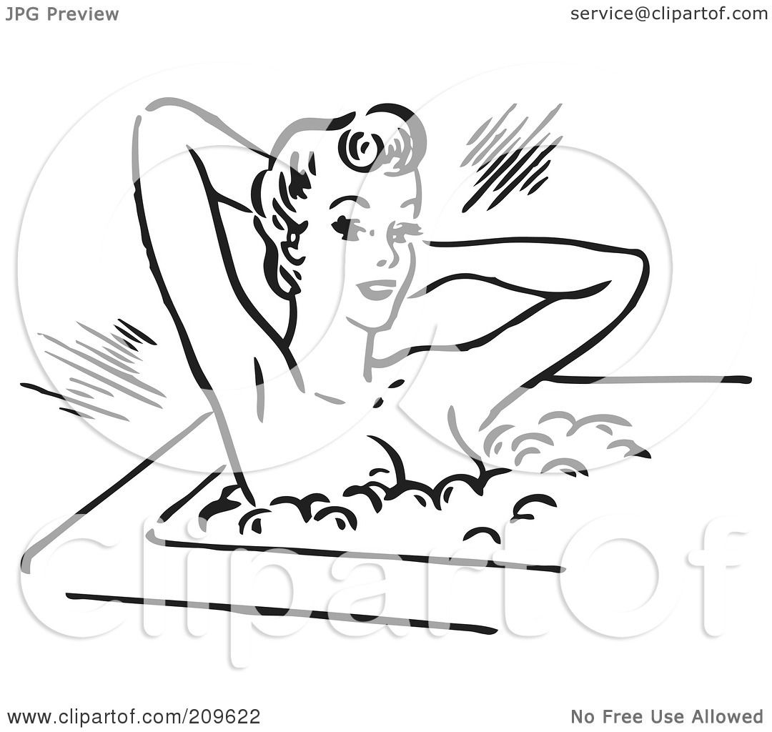 1080x1024 Royalty Free (Rf) Clipart Illustration Of A Retro Black And White