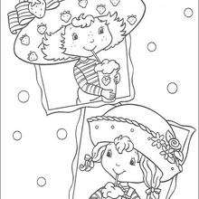 220x220 Strawberry Bubble Bath Coloring Pages