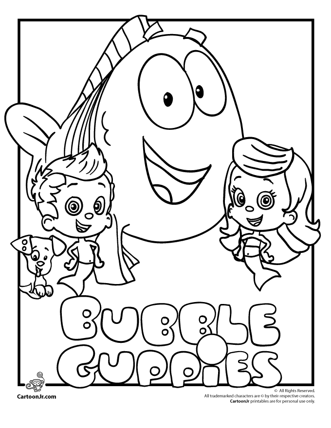680x880 Printable Bubble Guppies 355490