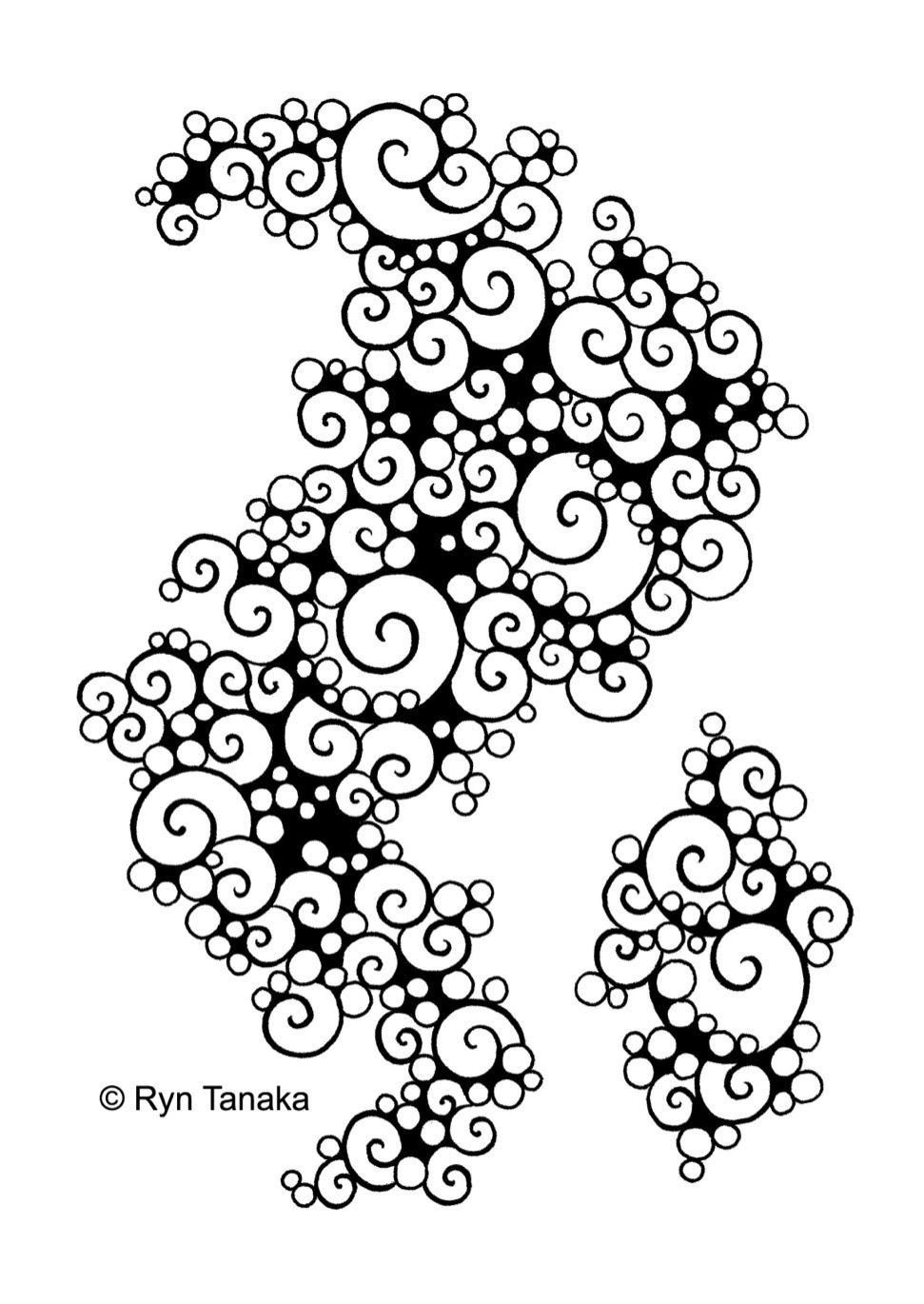 971x1370 Sea Bubbles Set Stamps Water Droplets, Doodles