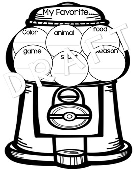 270x350 Bubble Gum Machine Teaching Resources Teachers Pay Teachers