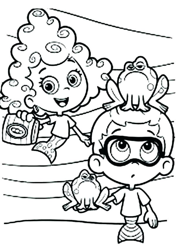 600x840 Bubble Guppies Coloring Book Plus Bubble Guppies Coloring Picture