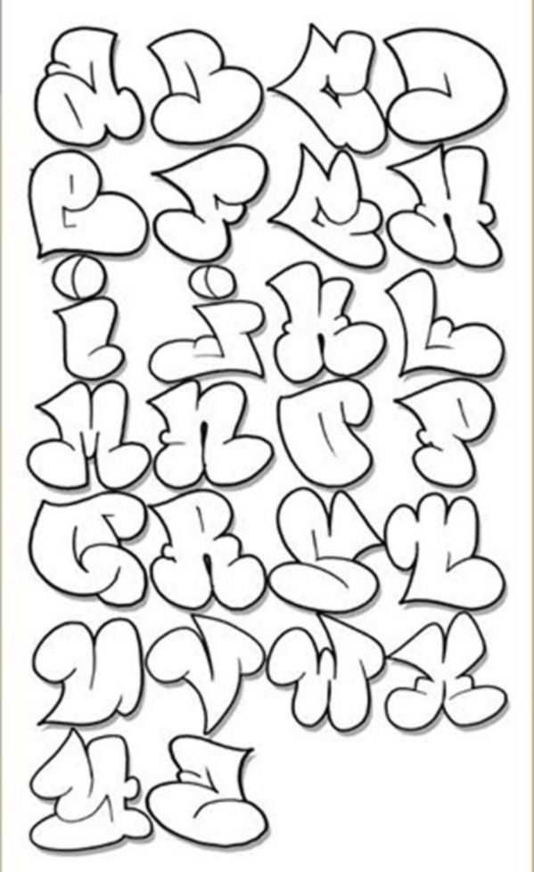 599x978 Photos Graffiti Bubble Letters,