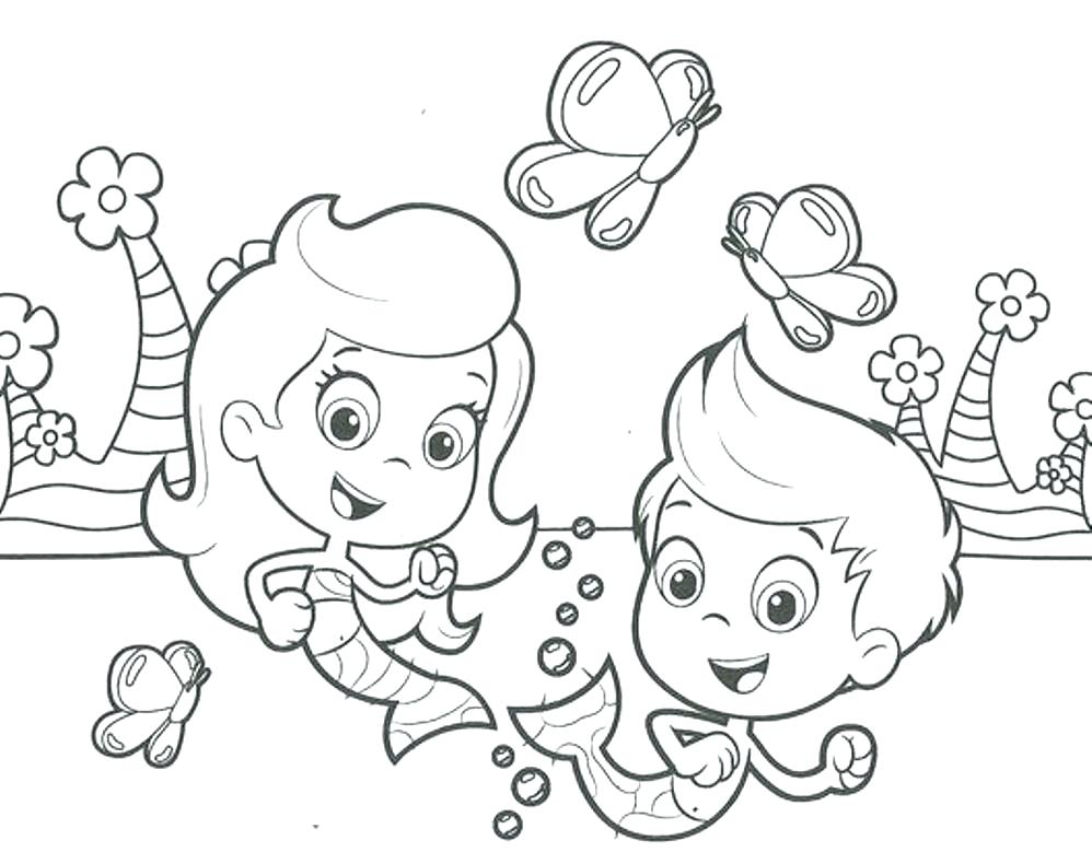 998x779 Bubbles Coloring Pages Download Bubbles Guppies Coloring Pages