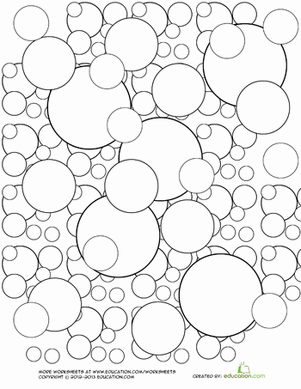 301x389 Bubble Coloring Page Shapes Worksheets, Worksheets And Adult