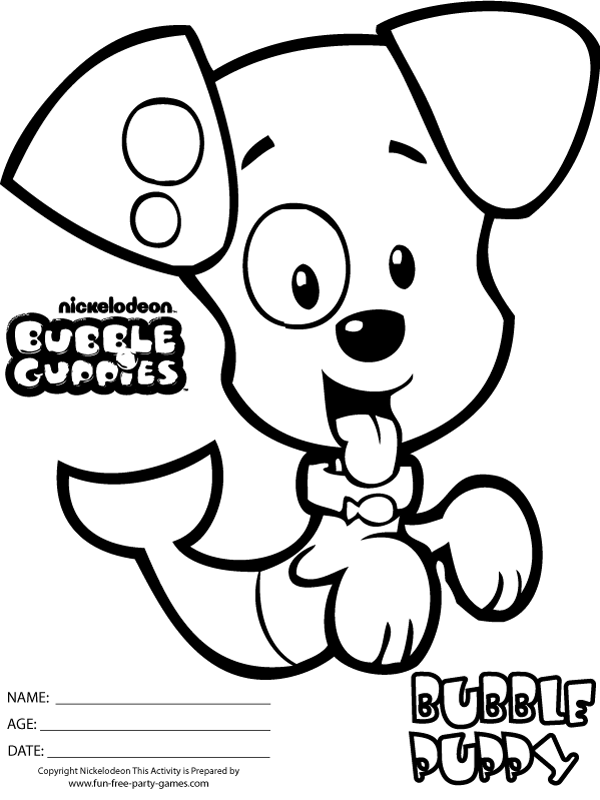600x800 Bubble Guppies Printable Coloring Pages Bubble Guppies Coloring
