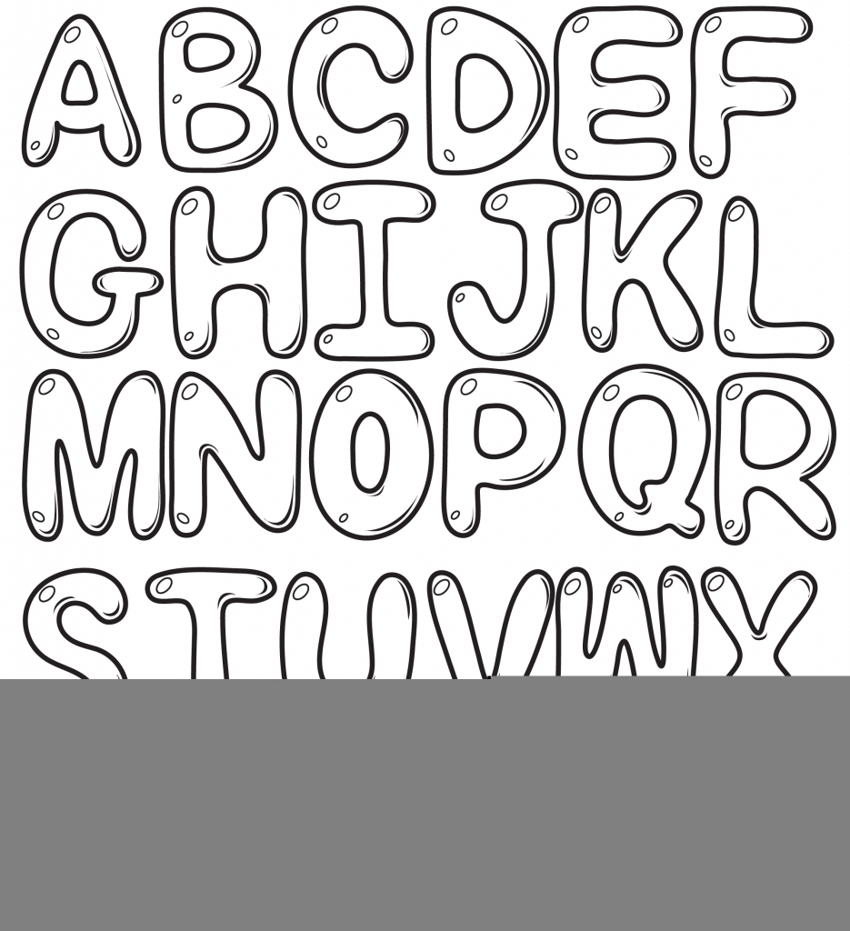 935x1024 Easy Bubble Letters How To Draw Bubble Letters In Easy Step Step