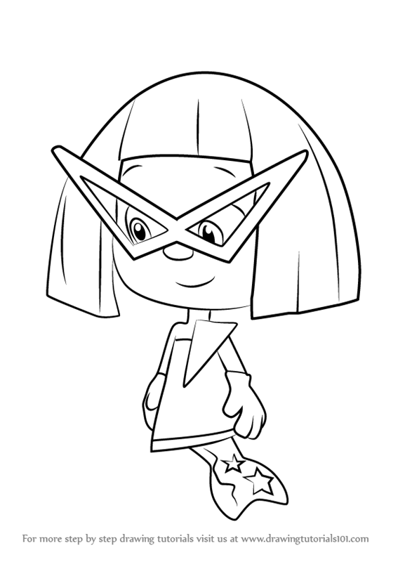 567x800 Learn How To Draw Stylee From Bubble Guppies (Bubble Guppies) Step