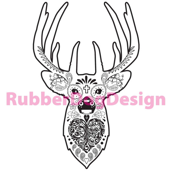570x570 Stags Deers Bucks Head Clip Art