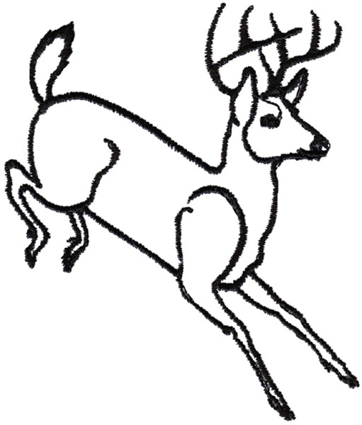 511x600 Image Result For Running Buck Deer Line Drawing Deer
