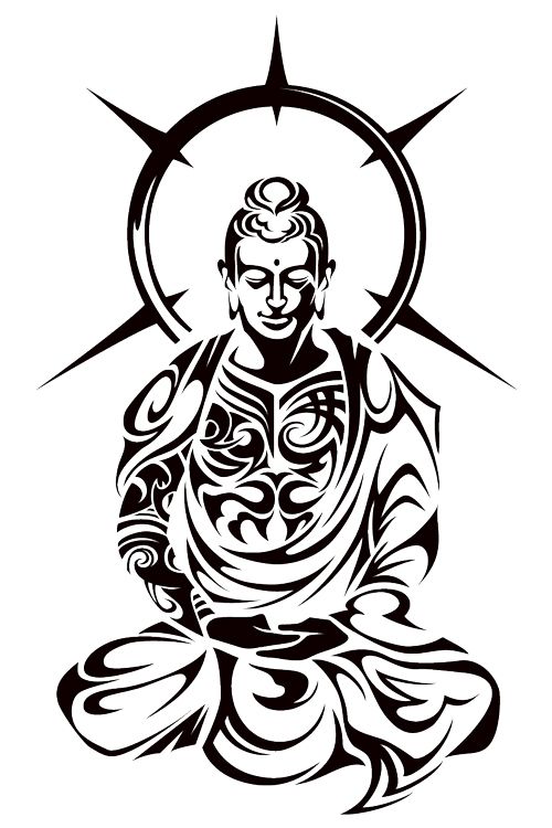 500x750 Coloring Pages Of Buddha Drawing And Painting