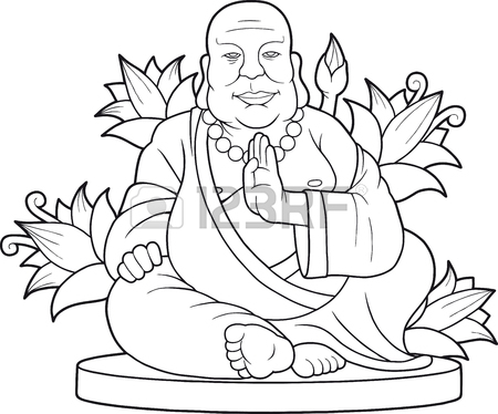 450x374 Buddha Drawing Stock Photos. Royalty Free Business Images
