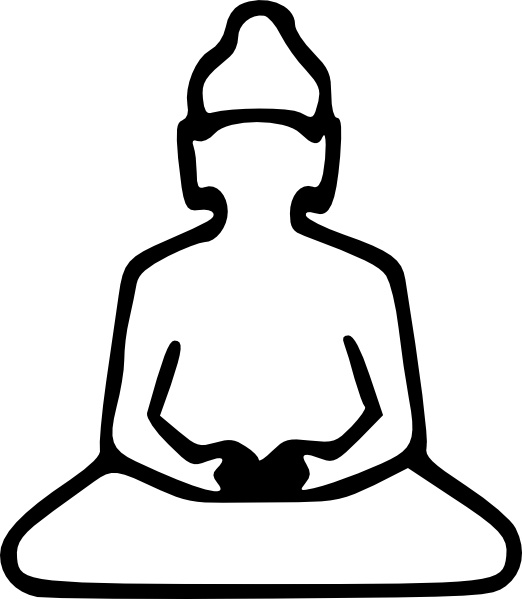 522x599 Buddha Outline Clip Art Free Vector In Open Office Drawing Svg