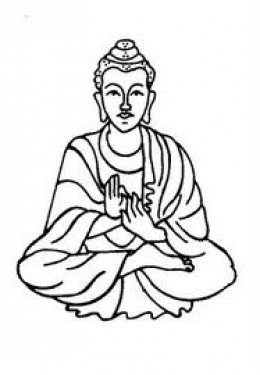 260x375 Buddha Clipart