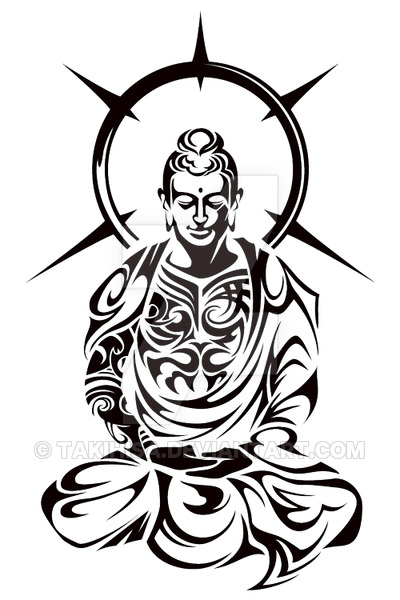 400x600 Buddha Tribal By Takihisa