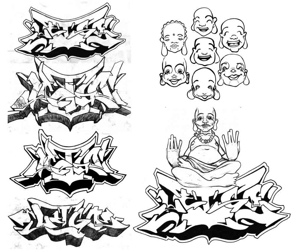 1000x852 The Process Blog Of Forest Stearns, Enjoy! Bw Happy And Stoic