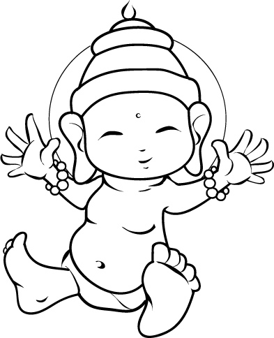 393x484 Buddha Baby Kajiahjacobs
