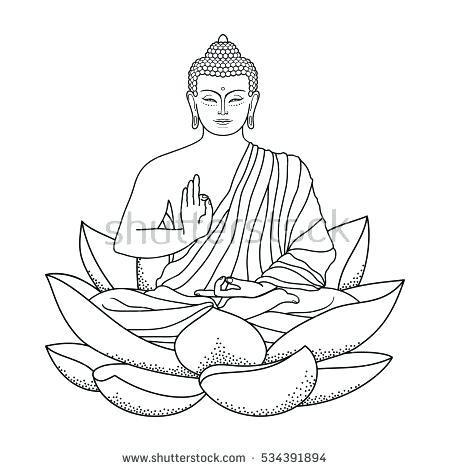 450x470 Buddhist Coloring Pages Coloring Page Coloring Pages Drawings Free