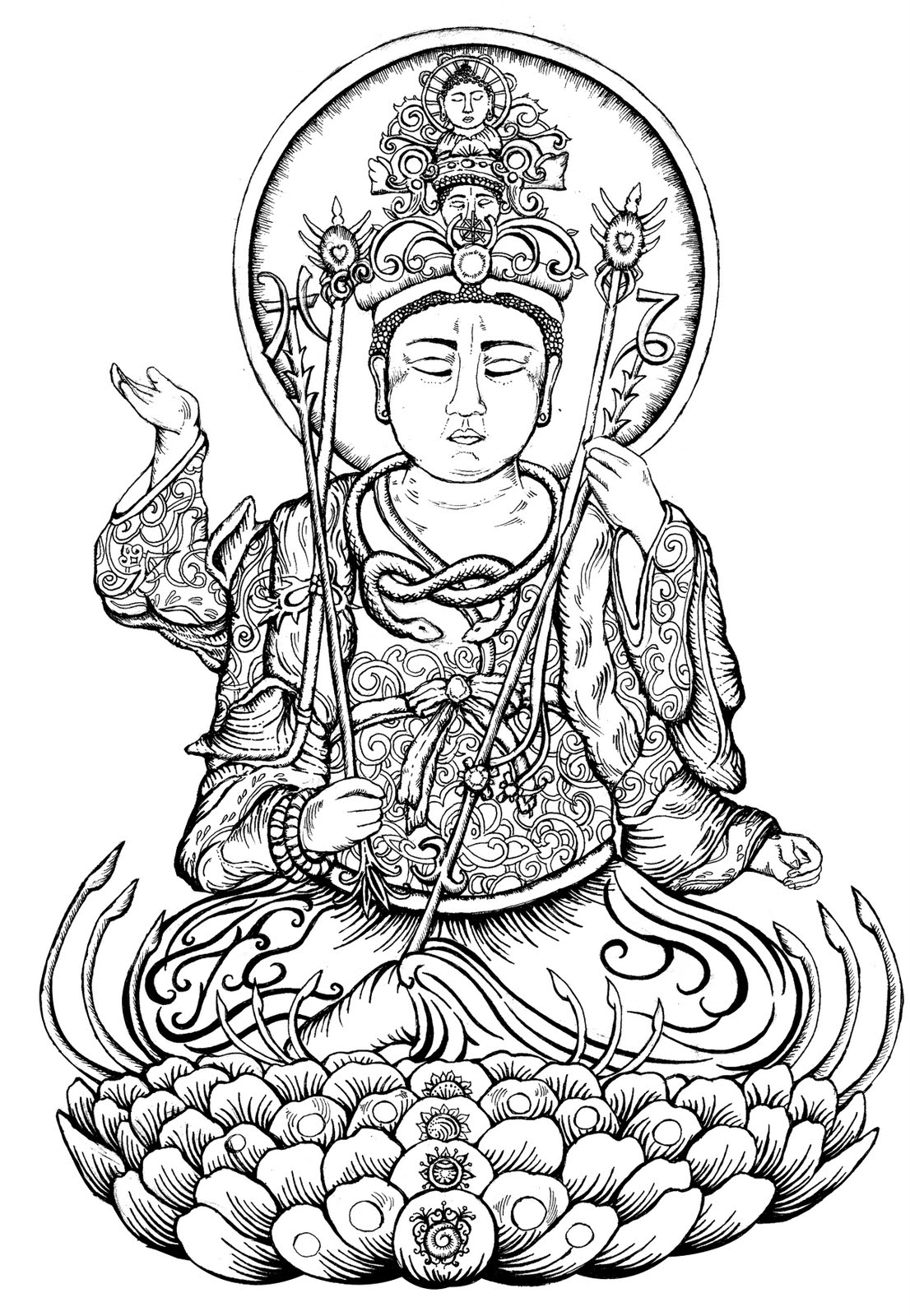 1106x1600 Buddha Coloring Pages Buddha Coloring Pages Printable