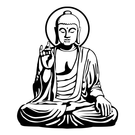 512x512 Gautama Buddha Drawings