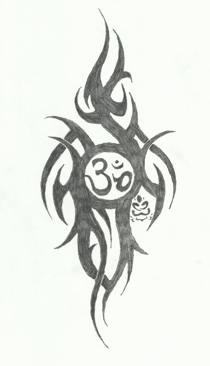 678x1177 Buddhaohm Tattoo Design By Yukisnowdevil